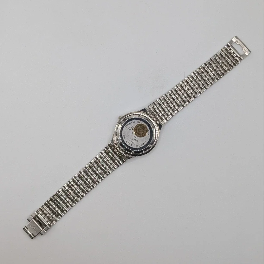 Gran Deux Swiss Quartz Watch 32mm Two Tone Sunburst Dial Mens‎ Unisex Bracelet
